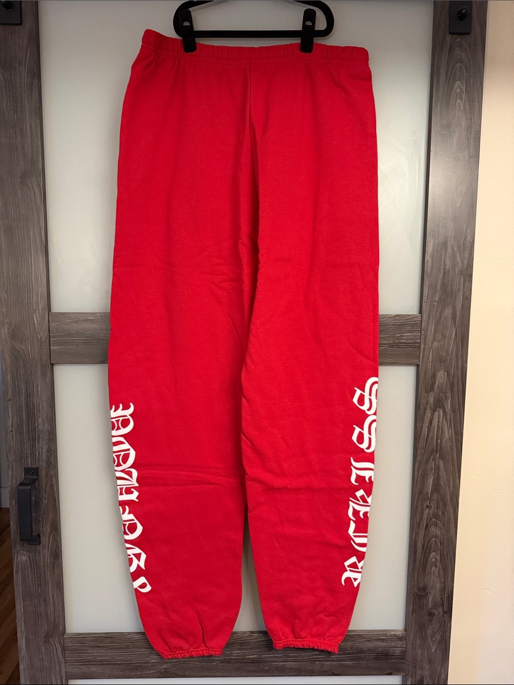 Red Graphic Sweatpants